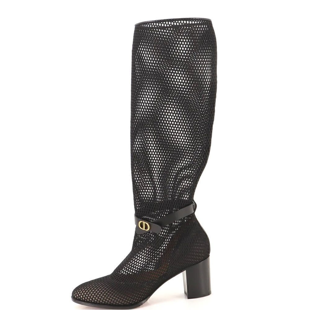 Christian Dior Women's Empreinte Knee High Boots Mesh
|Size: US8 | IT 38|